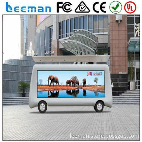 led mobile advertising trucks Leeman 2015 vehicle mounted led display